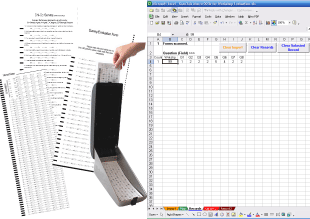 BubbleScan: From the OMR form ('scantron') directly into Microsoft Excel